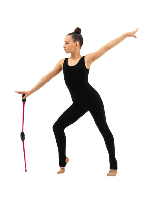 RGB (Russian Gymnastics Brand) Булавы для художественной гимнастики вставляющиеся 41 см, розовый, фото 6