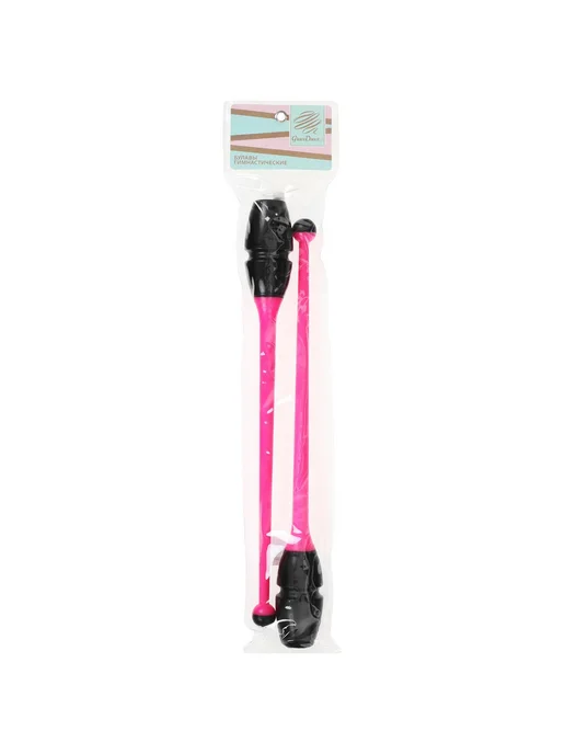 RGB (Russian Gymnastics Brand) Булавы для художественной гимнастики вставляющиеся 41 см, розовый, фото 8