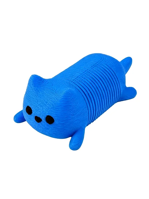 3D принт. котик-прутик антистресс, тянущийся, игрушка для ст, вариант
