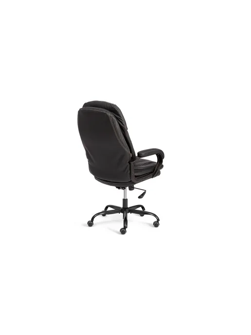 НОНТОН Кресло COMFORT Lux (22) metalBL кожзам, черный, 36-6, черный, фото 3