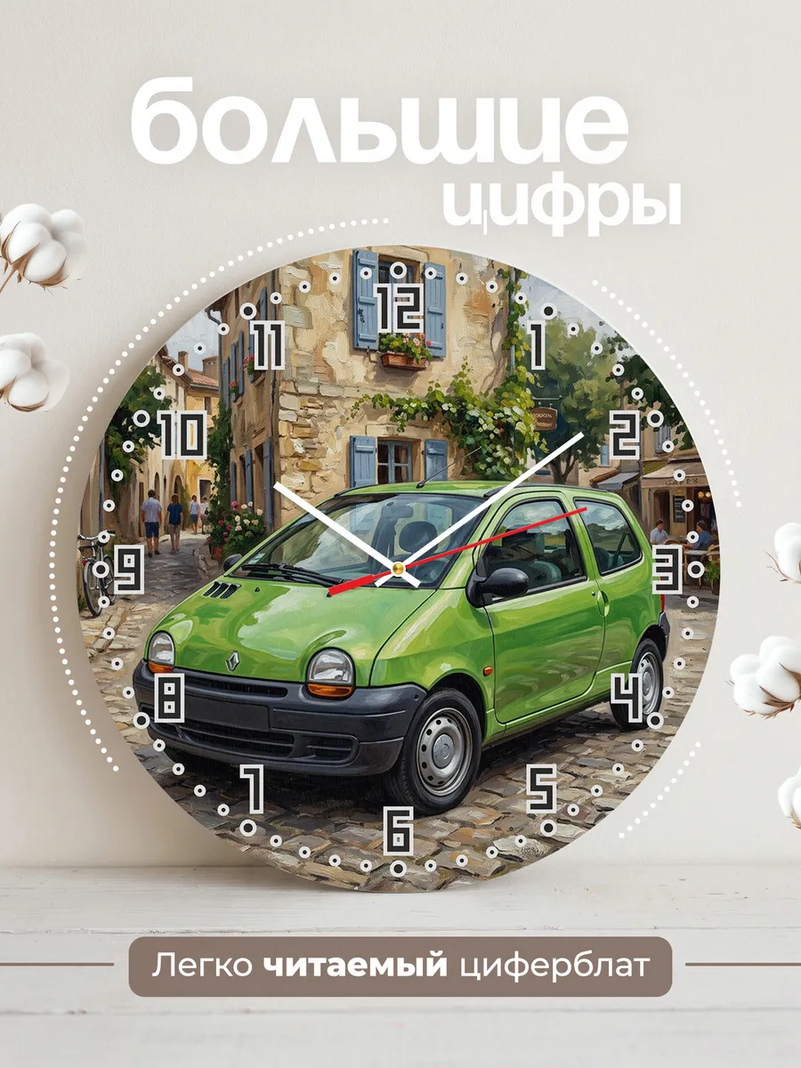 Часы настенные "Renault Twingo" — фото 4