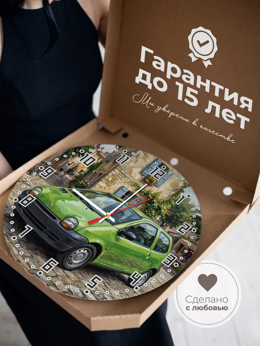 Часы настенные "Renault Twingo" — фото 5