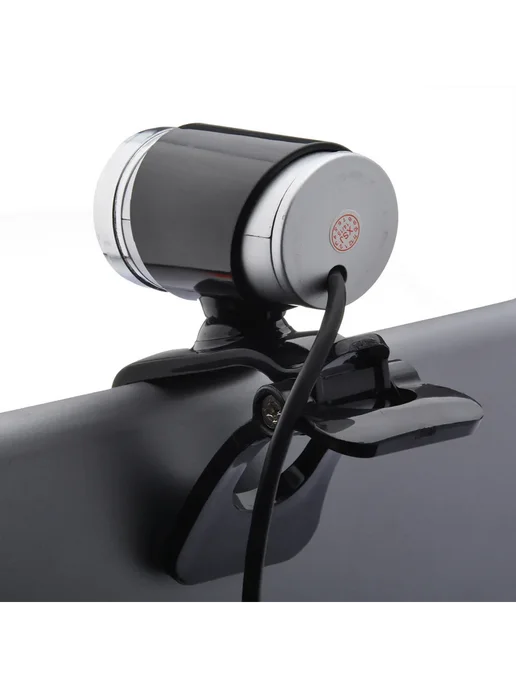 Streaming-камера с микрофоном для компьютера, офис Black, черный, фото 3