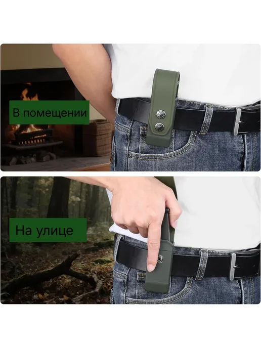 Gun Flower Double Stack Magazine Pouch for 9mm .40 Mags, серый, фото 5