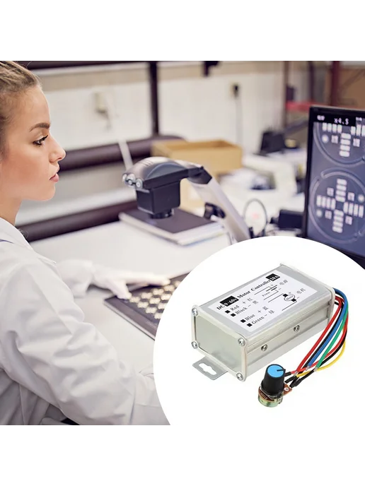 Бесступенький регулятор для DC 9-60V 20A PWM, вариант, фото 2