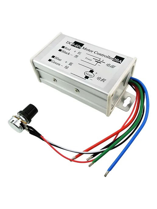Бесступенький регулятор для DC 9-60V 20A PWM, вариант, фото 5