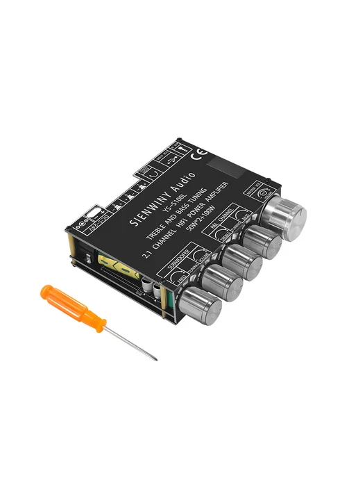 Модуль усилителя 2.1 3-канальный 50W+50W, Bluetooth для CS86, 50 Вт, 50 Вт, фото 4