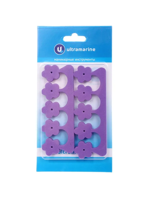 Ultramarine Разделители для пальцев ног фиолетовые цветок, фиолетовый
