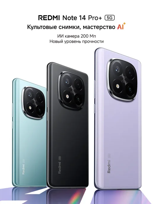 Смартфон Xiaomi Redmi Note 14 Pro Plus 8/256 ГБ, синий, фото 2