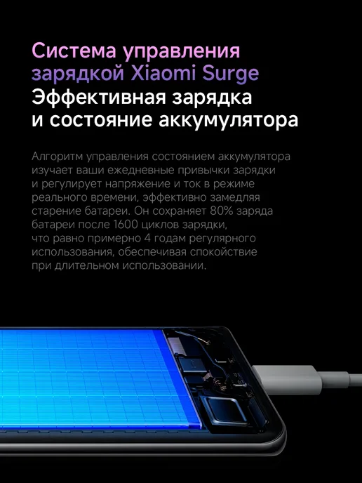 Смартфон Xiaomi Redmi Note 14 Pro Plus 8/256 ГБ, синий, фото 5