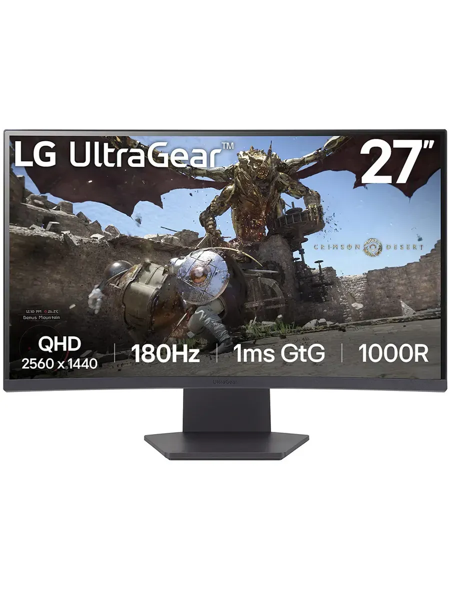 LG Монитор 27GS60QC-B.ARUQ, 27", VA
