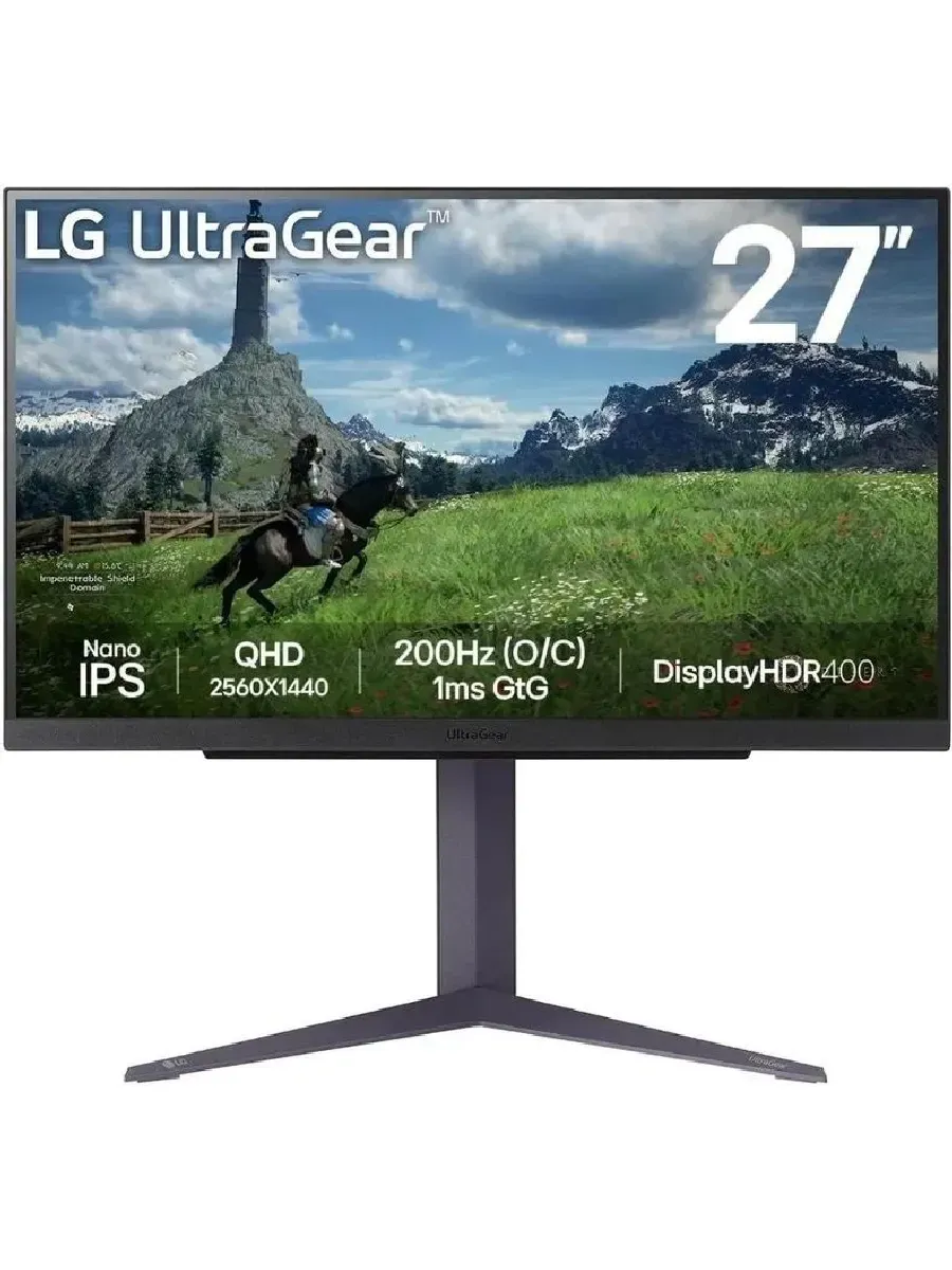 LG Монитор игровой 27GS85Q-B.ARUZ, IPS, 2560x1440 2K