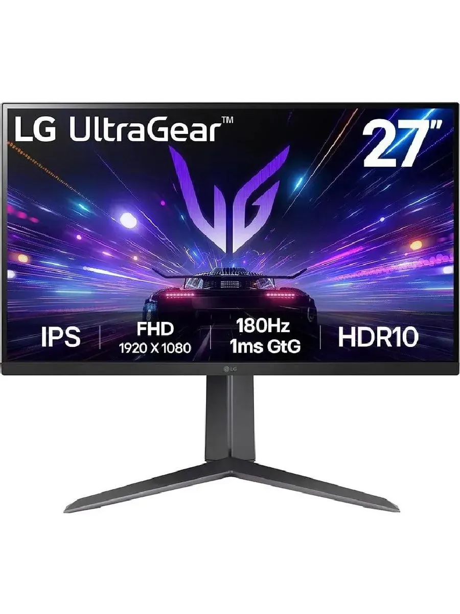 LG Игровой монитор 27'' 27GS65F-B.ARUZ, Full HD IPS