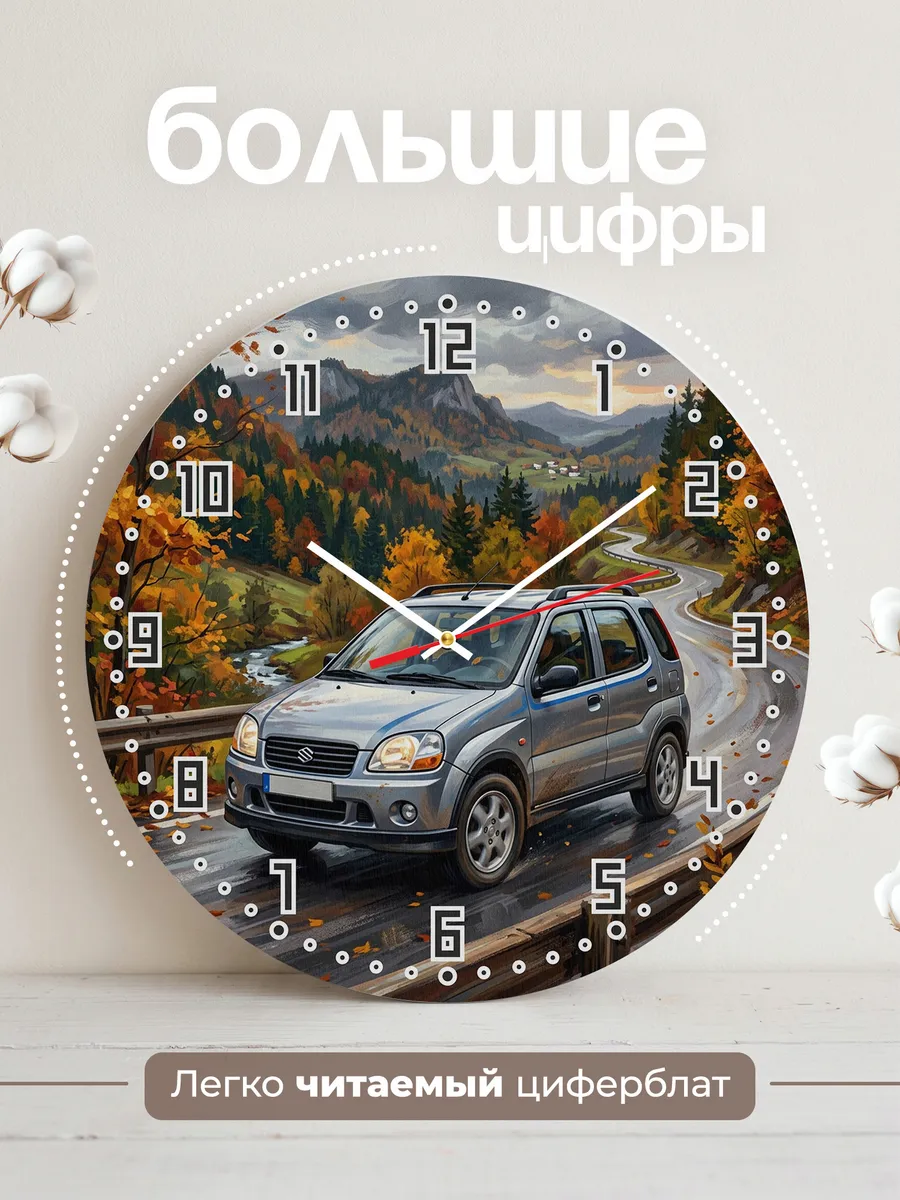 Часы настенные "Suzuki Ignis" — фото 4