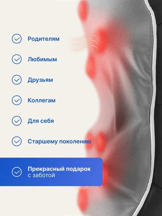 RENPHO Массажер для шеи и плеч Shiatsu Neck & Shoulders RF-SNM060, черный, фото 6