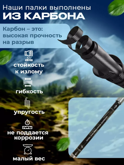 Палки_для_трекинга_и_скандинавской_ходьбы_складные, черный, фото 3