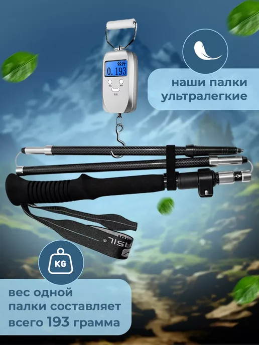 Палки_для_трекинга_и_скандинавской_ходьбы_складные, черный, фото 4