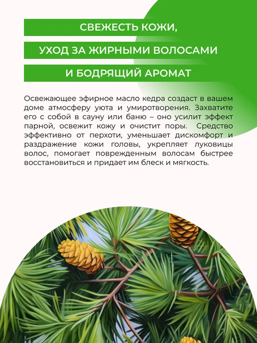 SIBERINA Набор эфирных масел базилика и кедра, 16 мл, 2 шт, фото 6