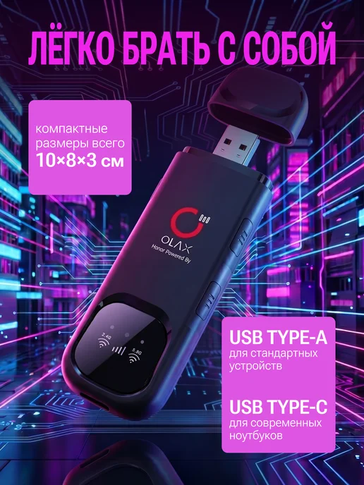 OLAX 4G Wi-Fi модем F95 для любой SIM-карты, 4 г, фото 2