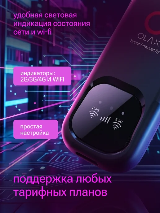 OLAX 4G Wi-Fi модем F95 для любой SIM-карты, 4 г, фото 4