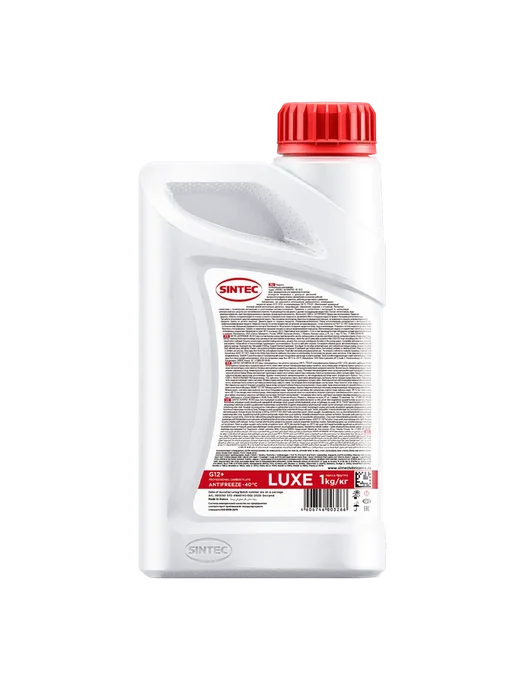 SINTEC Антифриз Antifreeze Luxe G12+ красный -40 1кг, 1 кг, фото 2