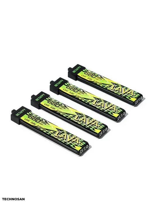 BetaFpv Аккумулятор LAVA 450 mah 1S BT2.0 FPV 4 шт, 680 мАч, 4 шт, фото 4