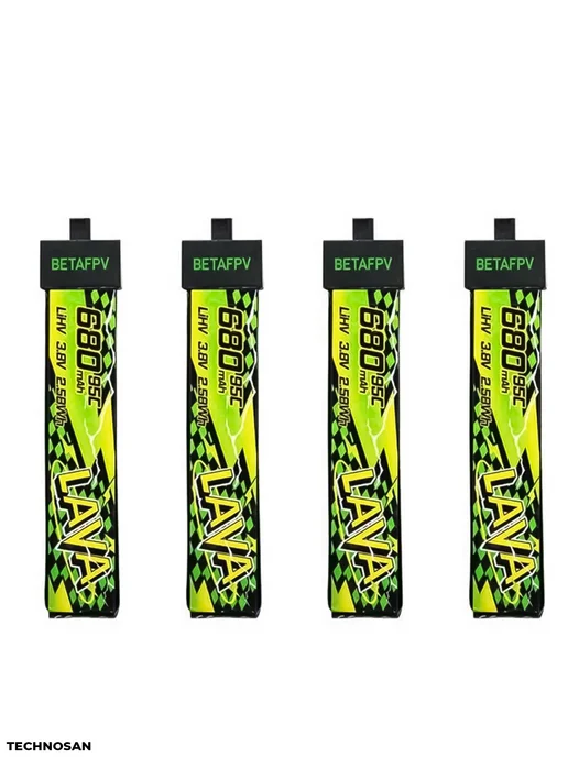 BetaFpv Аккумулятор LAVA 450 mah 1S BT2.0 FPV 4 шт, 680 мАч, 4 шт, фото 7