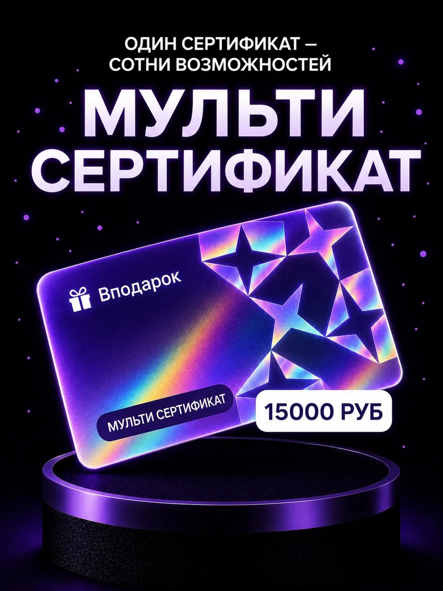 Мульти сертификат электронный на 15000