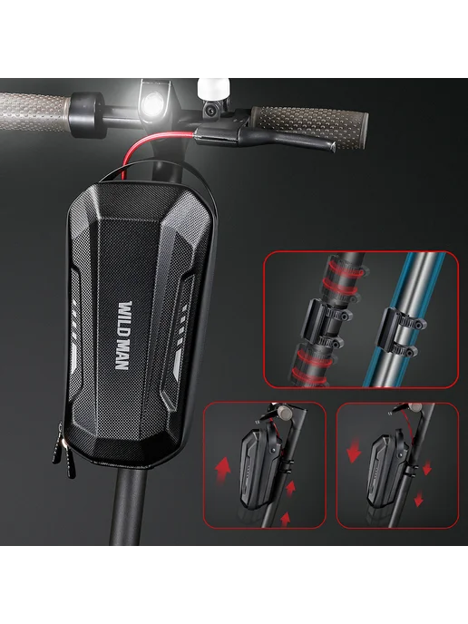 Сумка для электросамоката, передний крепеж M365 PRO 2 (2Л), Чехол передняя труба, фото 3