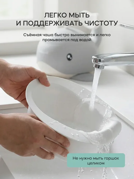 Горшок детский, белый, фото 8