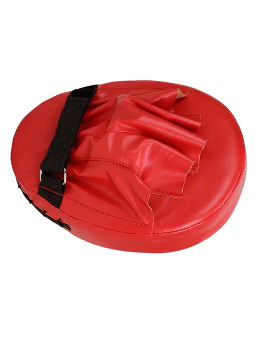Пуанчевые рукавицы из PU кожи для бокса, тренировочные (Red), красный, фото 8