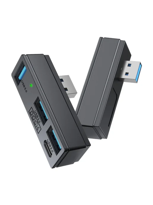 USB 3.0 хаб 4в1 для Steam, PS5, ПК, ноутбука, расширитель, вариант, фото 8
