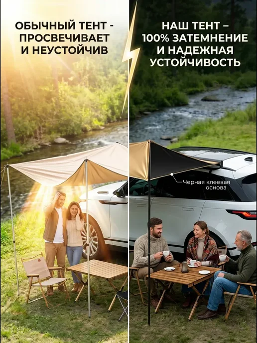 Автомобильная маркиза 150*300, 200x300, фото 2