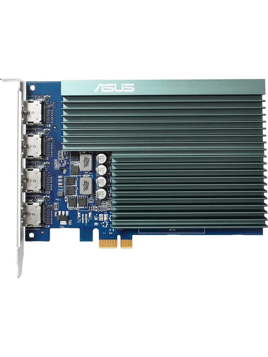 ASUS Видеокарта GeForce GT 730 2 ГБ (GT730-4H-SL-2GD5)