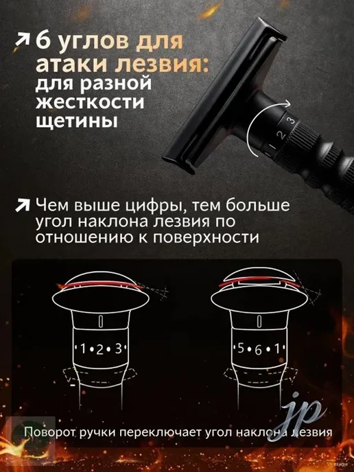 Мужская Т-образная бритва сталь комфортное бритье, вариант, фото 2