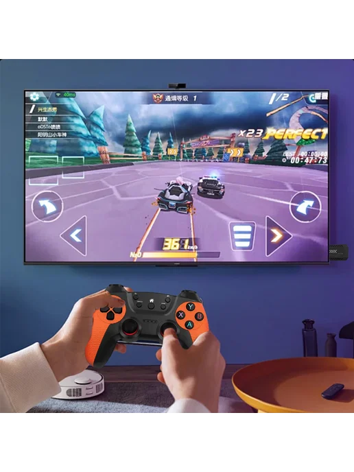 Ретро-геймпад беспроводной 4K HDMI 128ГБ 35000+ игр для ТВ, 128 ГБ, фото 5