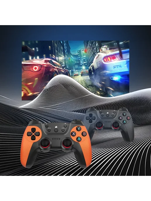 Ретро-геймпад беспроводной 4K HDMI 128ГБ 35000+ игр для ТВ, 128 ГБ, фото 7
