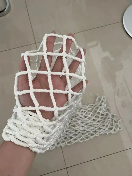 Сетка веревочная узловая 3mx1m ширина заградительная защитна, вариант, фото 4