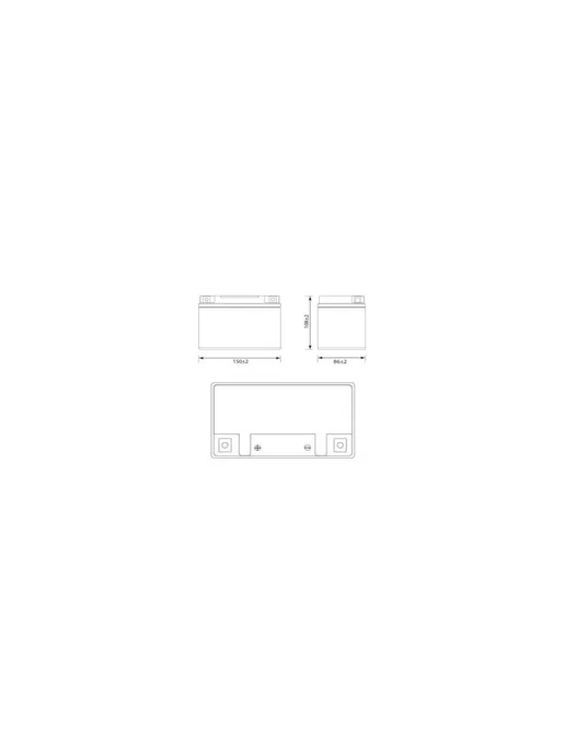 Аккумуляторная батарея Delta CT 1209, вариант, фото 2
