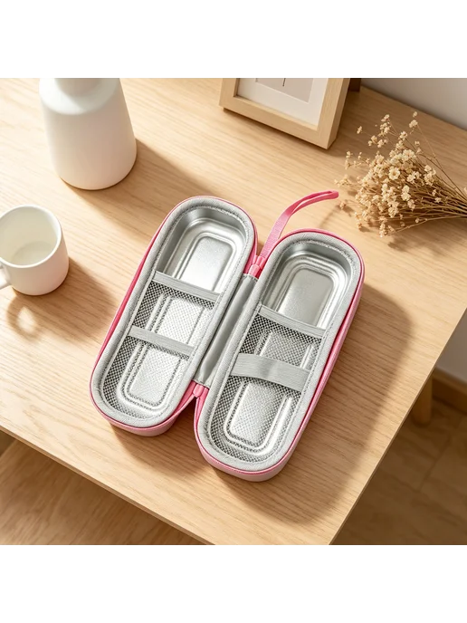 Термосумка Insulin Cooler Pink с дисплеем и 2 льдог, легкая, розовый, фото 6