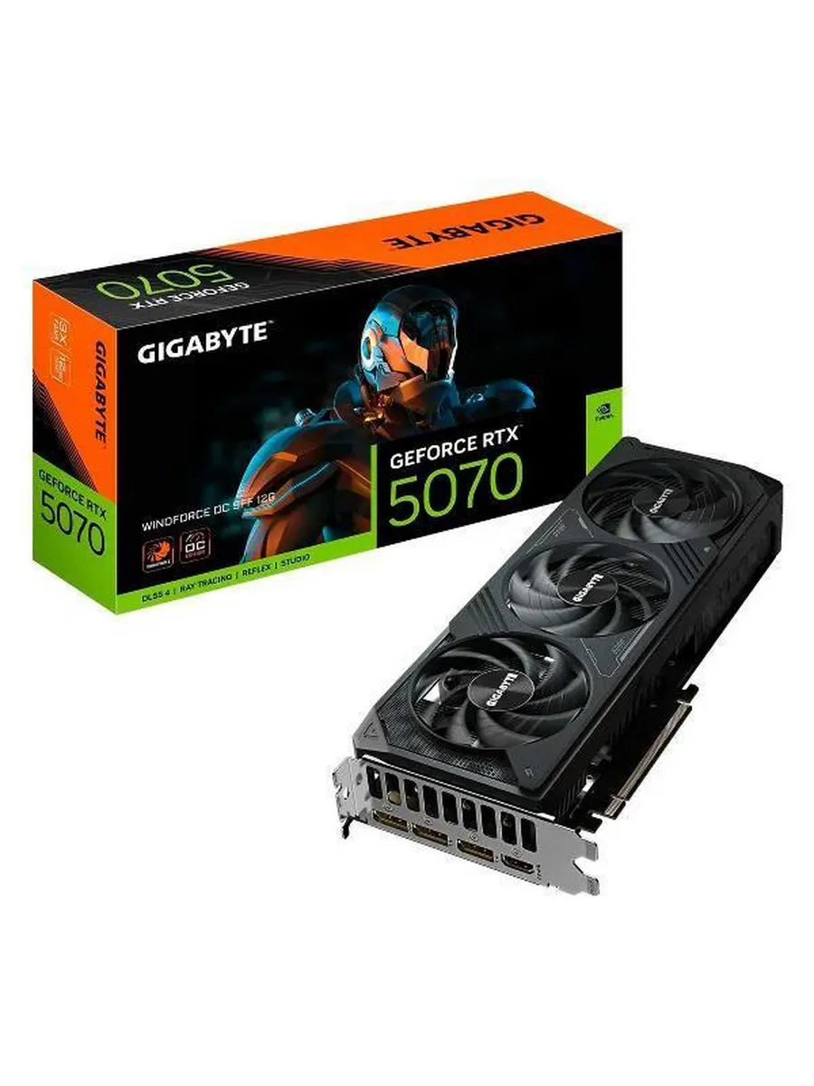 Видеокарта GeForce RTX 5070 WINDFORCE OC SFF 12GB Gigabyte 1295207940 купить в интернет‑магазине Wildberries