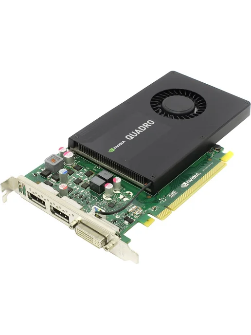 Dell Видеокарта Quadro K2200 1xDVI 2xDP GDDR5 4 ГБ (490-BCGD, 4 ГБ