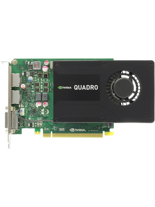 Dell Видеокарта Quadro K2200 1xDVI 2xDP GDDR5 4 ГБ (490-BCGD, 4 ГБ, фото 2