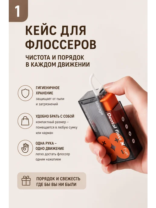 кейс для флоссеров, вариант