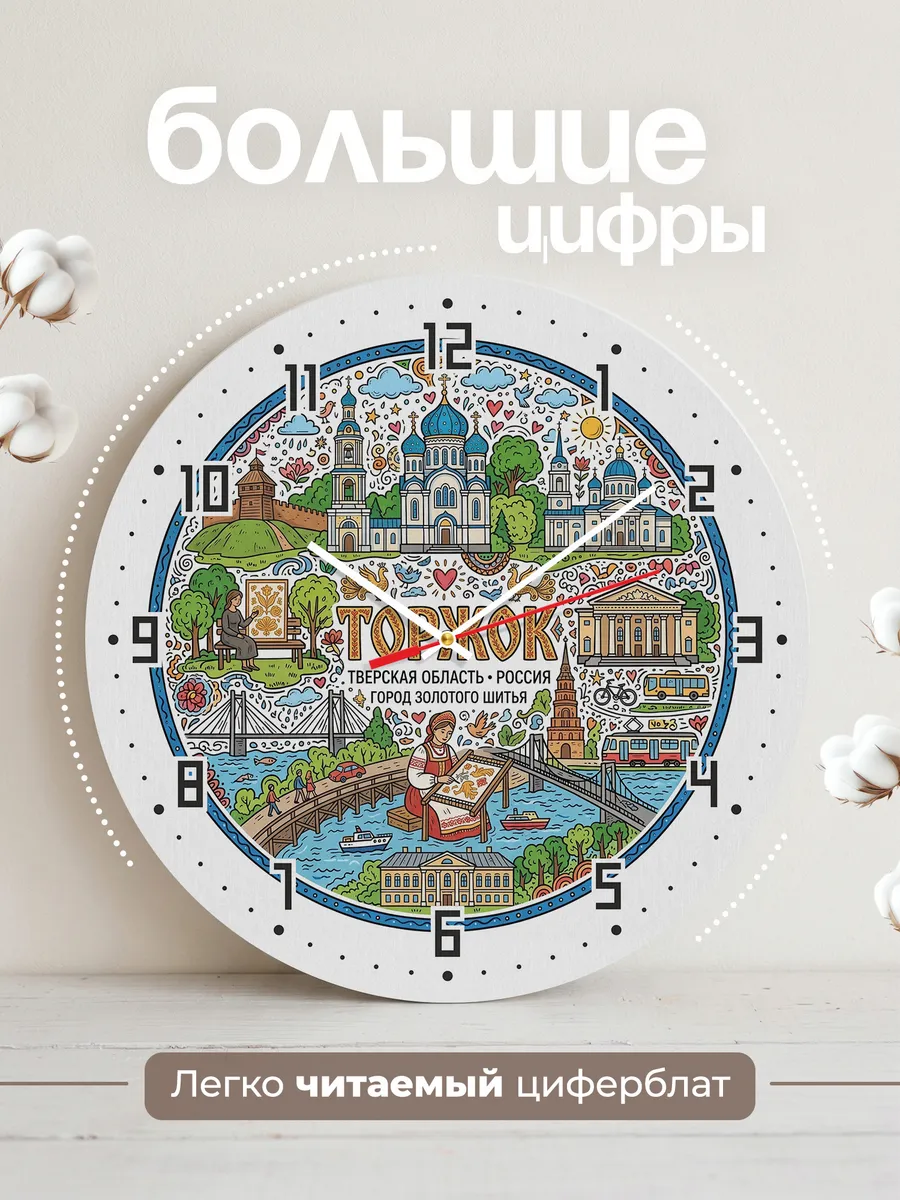 Часы настенные "Торжок" — фото 4