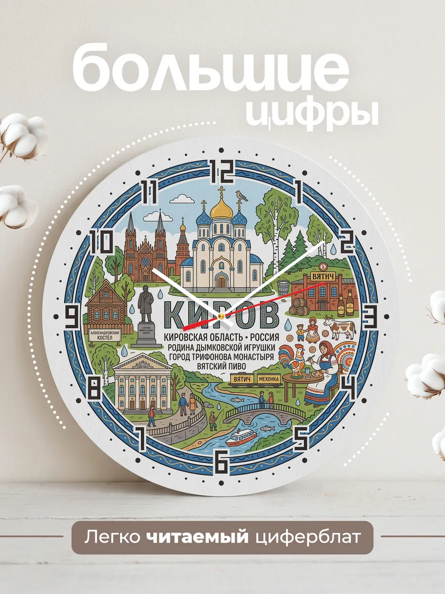 Часы настенные "Киров" — фото 4