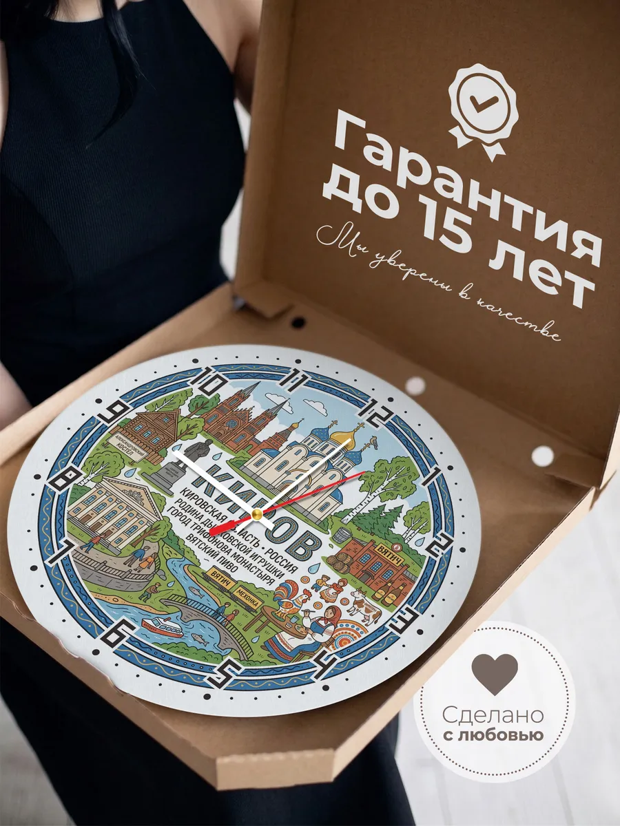 Часы настенные "Киров" — фото 5