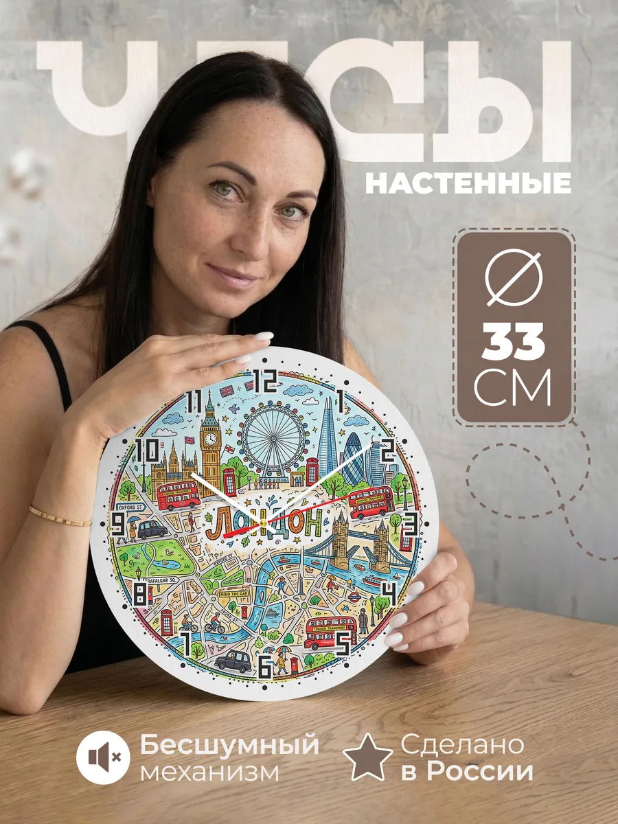 Часы настенные "Лондон"