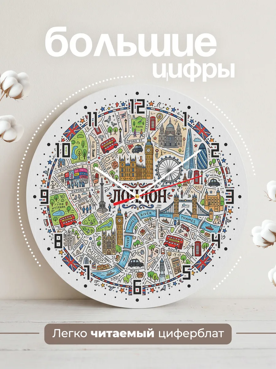 Часы настенные "Лондон" — фото 4