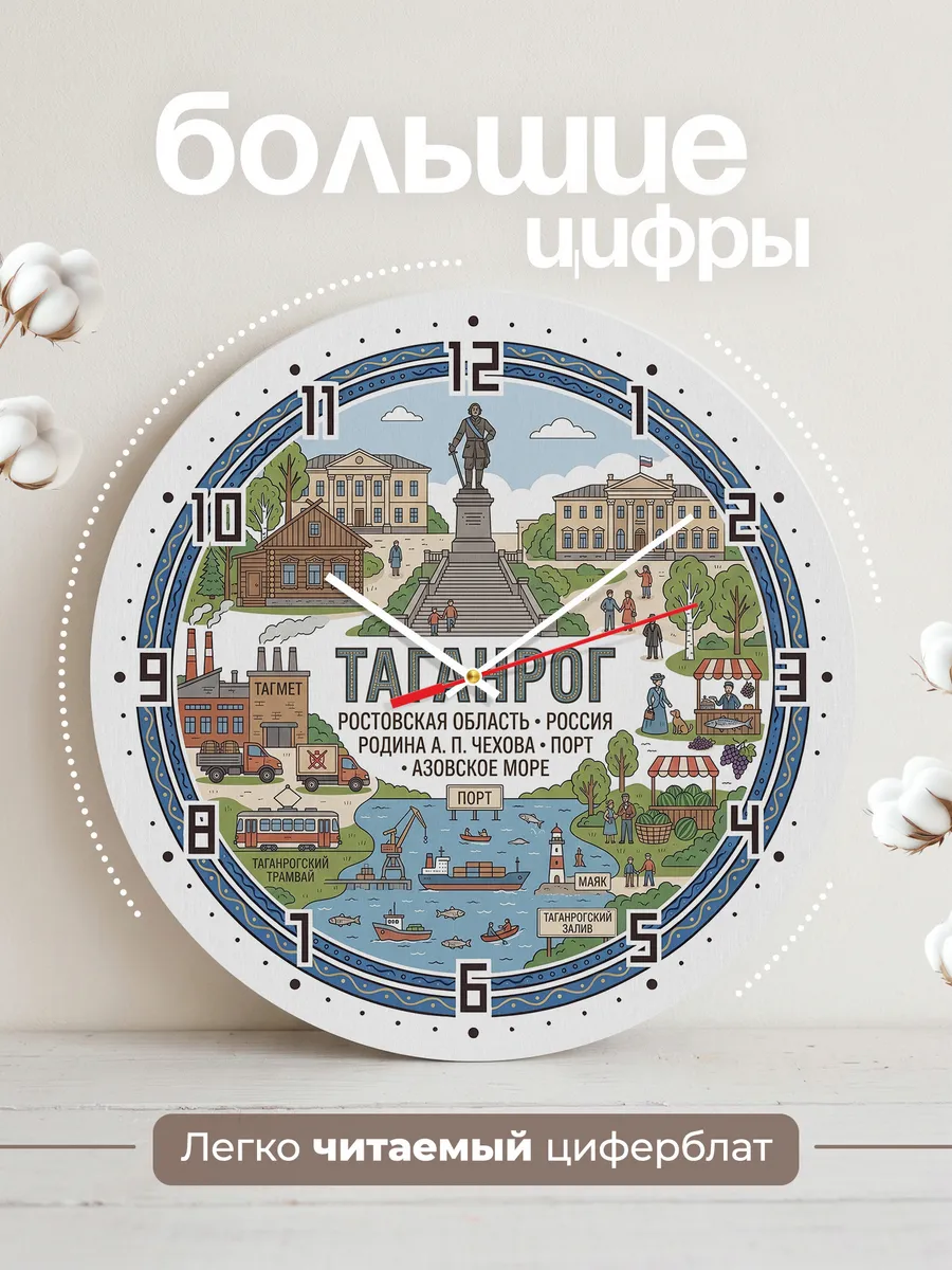 Часы настенные "Таганрог" — фото 4